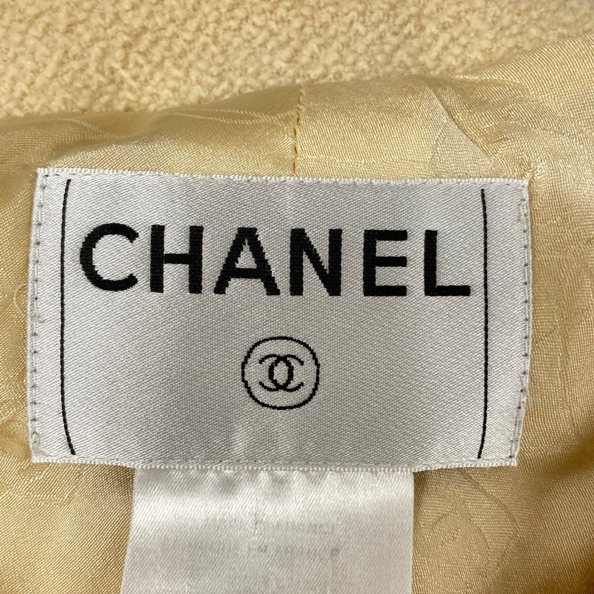 Chanel Skirt Suit Ivory Wool — view 3