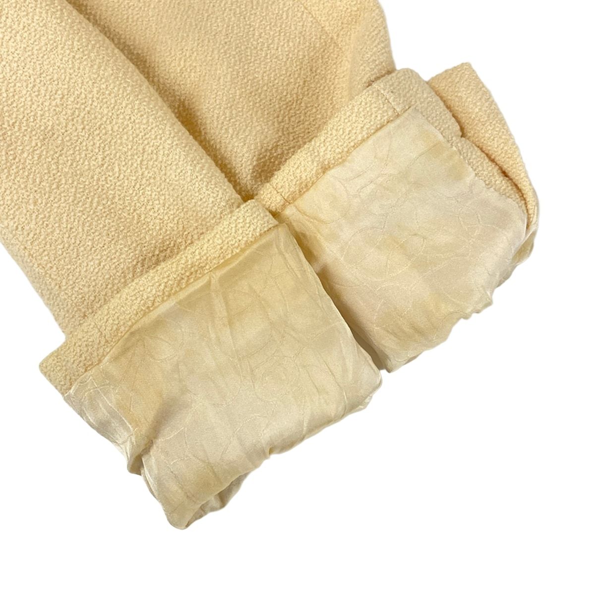 Chanel Skirt Suit Ivory Wool — view 7