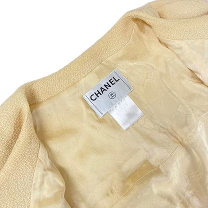Chanel Skirt Suit Ivory Wool — view 8