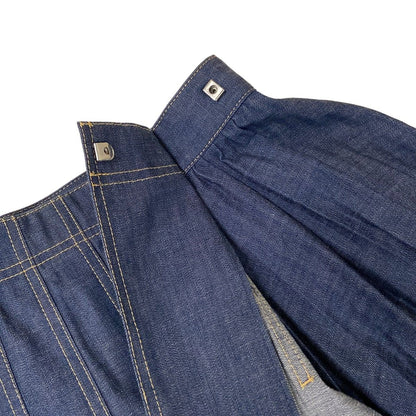 Dior Wrap Skirt I Indigo Cotton 40 — view 8