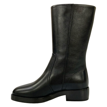 Dior Long Boots Black Leather — view 3