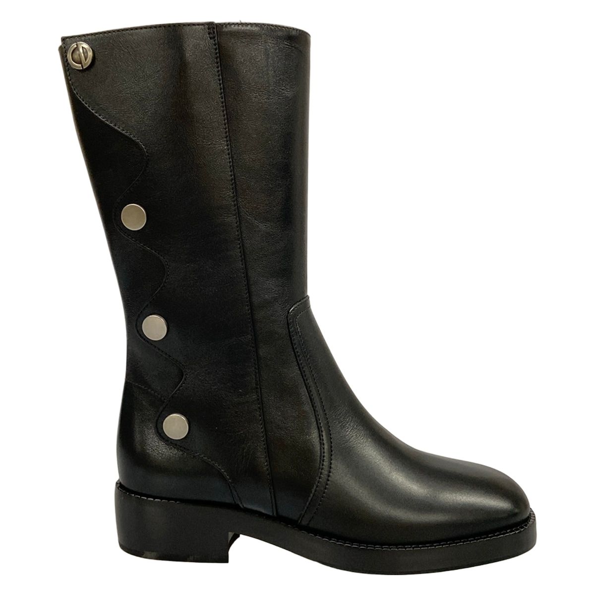 Dior Long Boots Black Leather — view 4