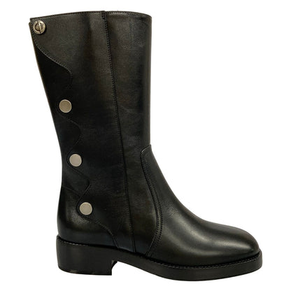 Dior Long Boots Black Leather — view 4
