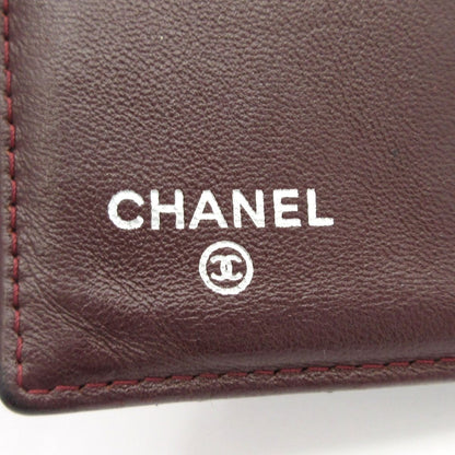 Chanel Snap Wallet Quilted Black Silver CC Logo Lambskin — view 5