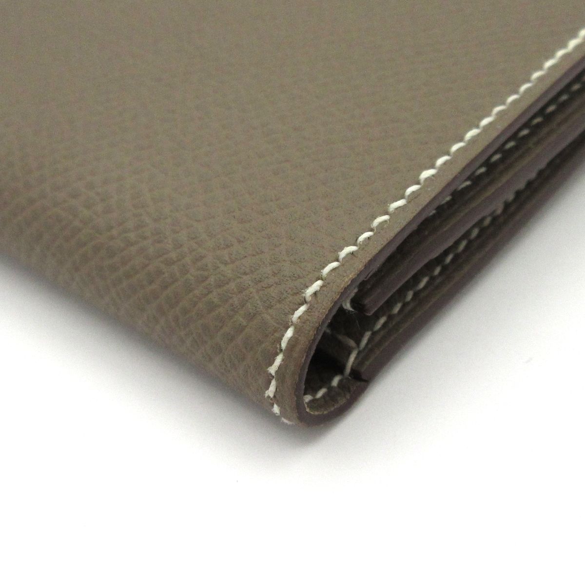 Hermes Wallet Bearn Soufflet Etoupe Gold — view 7