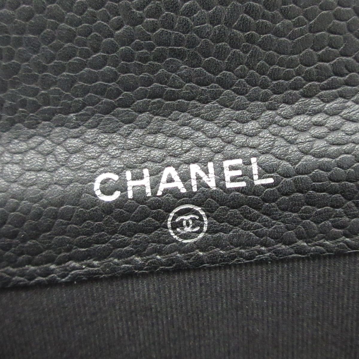 Chanel Coin Purse Quilted Black Silver — view 5