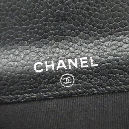 Chanel Coin Purse Quilted Black Silver — view 5