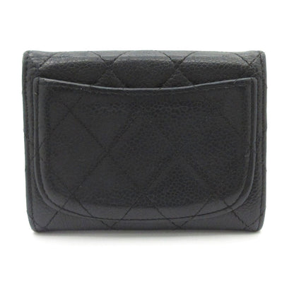 Chanel Coin Purse Quilted Black Silver — view 2