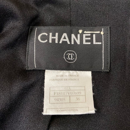 Chanel Jacket S Black Cashmere 36 — view 3
