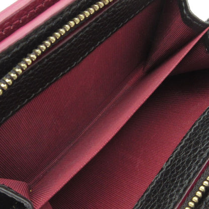Gucci Bifold Wallet Black Bordeaux GG Marmont Leather — view 4
