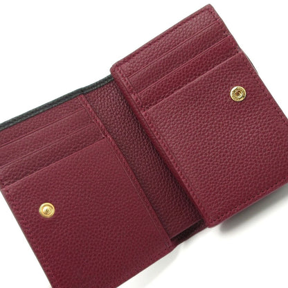 Gucci Bifold Wallet Black Bordeaux GG Marmont Leather — view 3