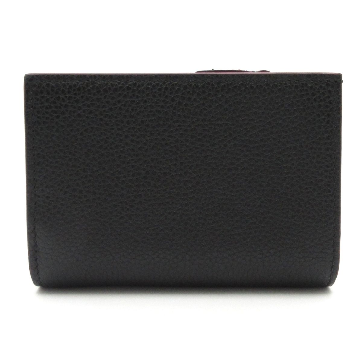 Gucci Bifold Wallet Black Bordeaux GG Marmont Leather — view 2