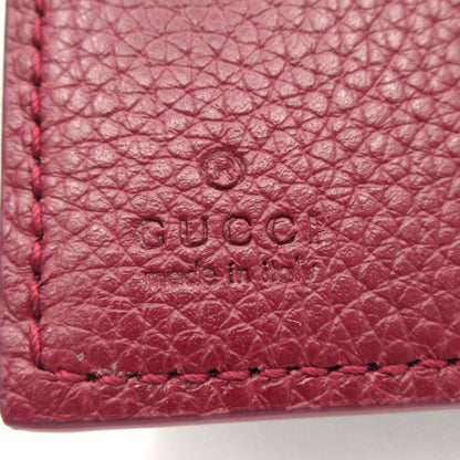 Gucci Bifold Wallet Black Bordeaux GG Marmont Leather — view 5