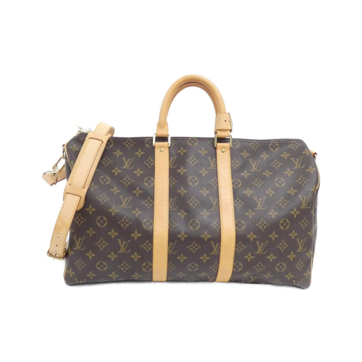 Louis Vuitton Monogram Keepall Bandouliere 45 Boston Bag
