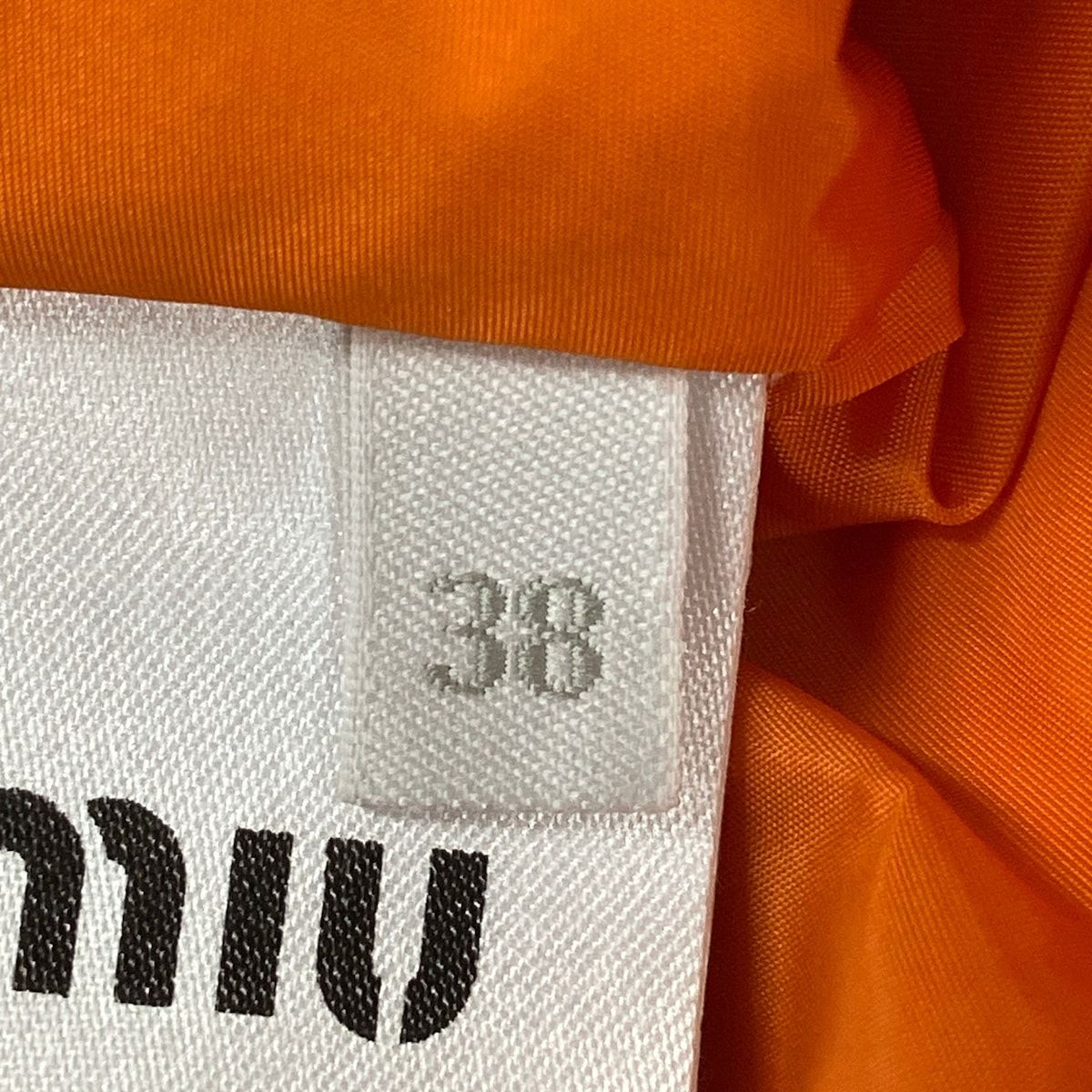 Miu Miu Down Coat S Black White 38 — view 5
