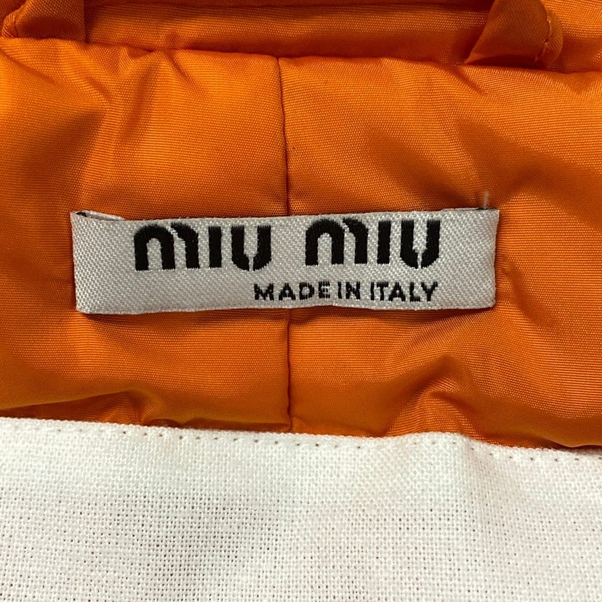 Miu Miu Down Coat S Black White 38 — view 3