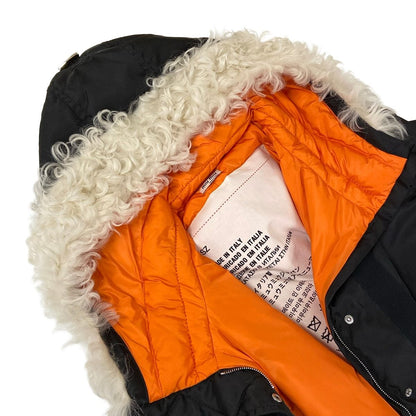 Miu Miu Down Coat S Black White 38 — view 8