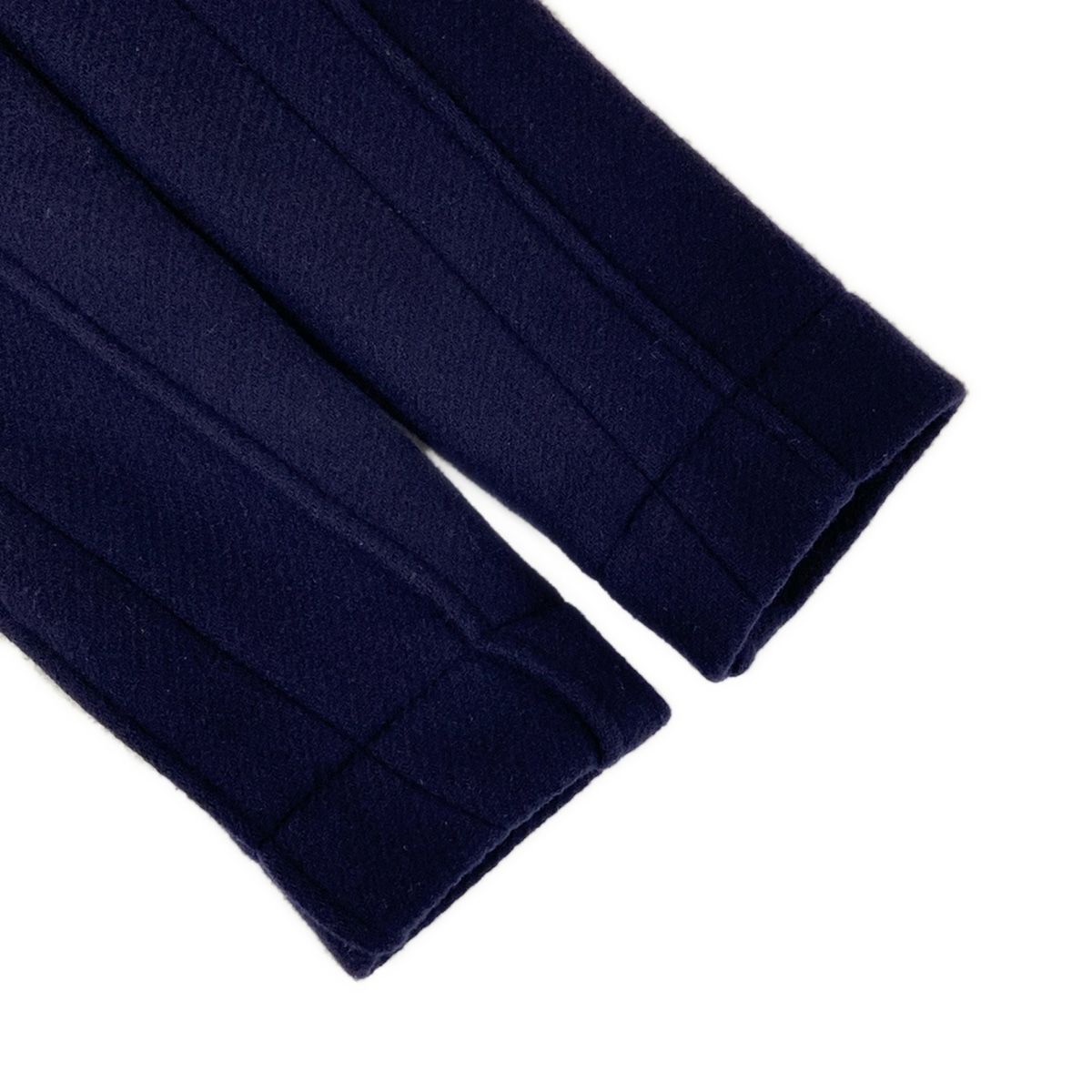 Chanel Coat Navy Wool Angora 34 — view 5