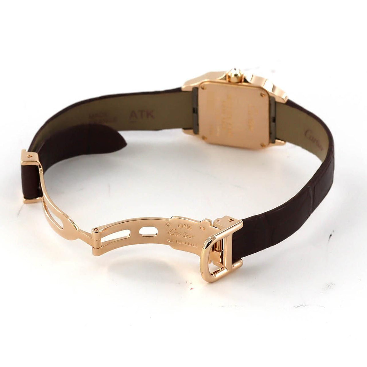 Cartier Santos Demoiselle SM PG D PG RG Quartz Watch — view 5