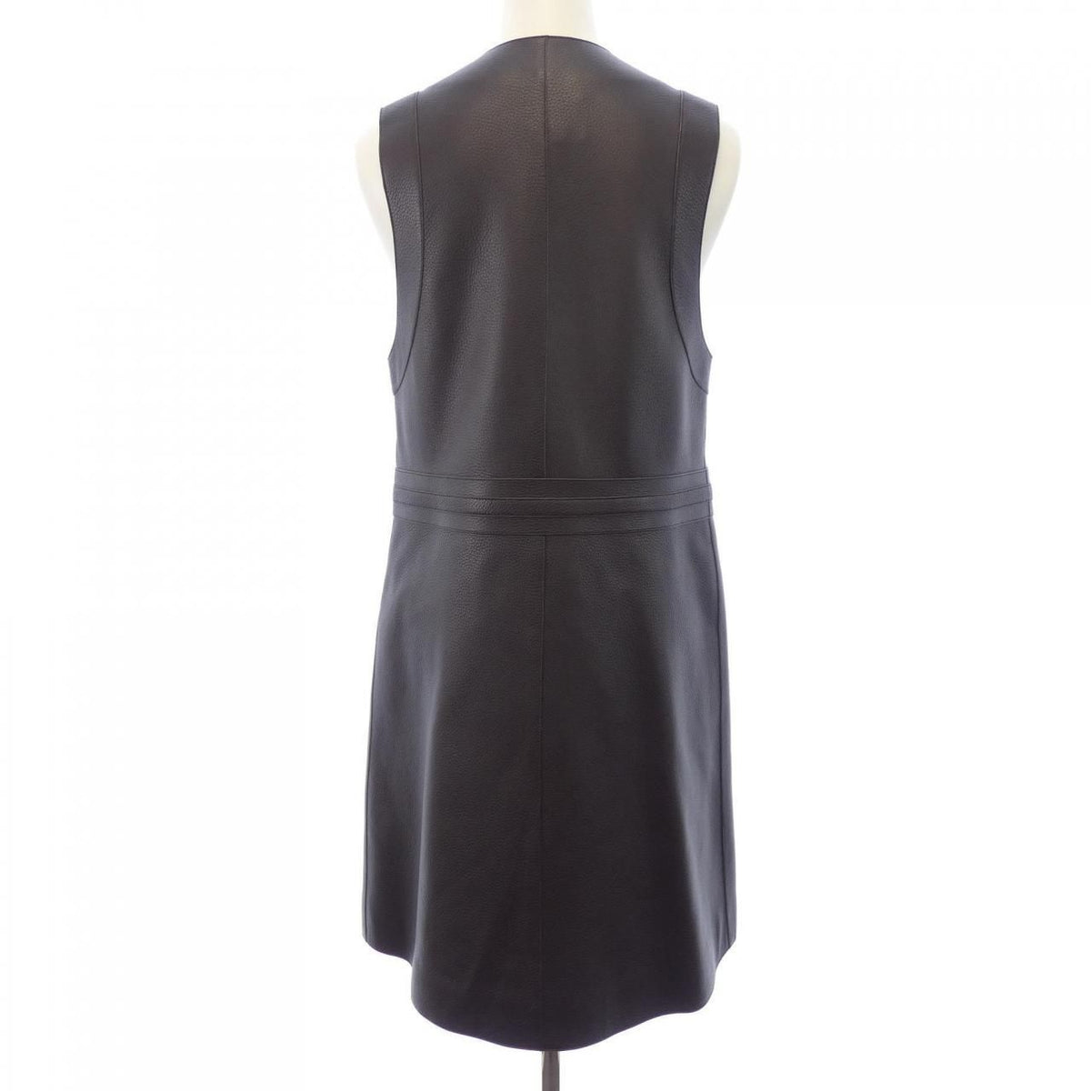 Hermes Long Vest Brown — view 2
