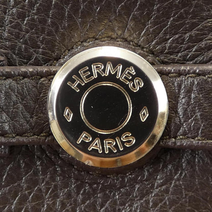 Hermes Long Vest Brown — view 6