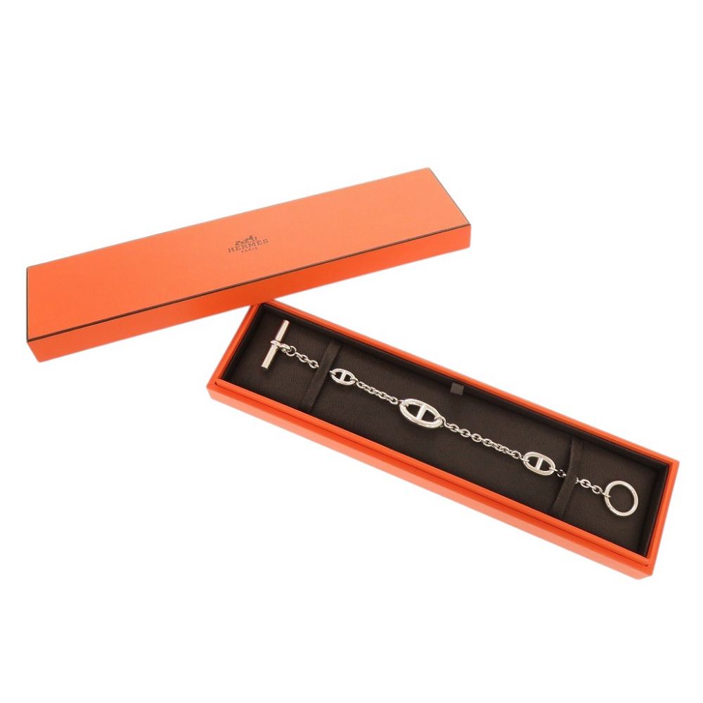 Hermes Chaine D'ancre Farandole LG 925 Sterling Silver Bracelet — view 2