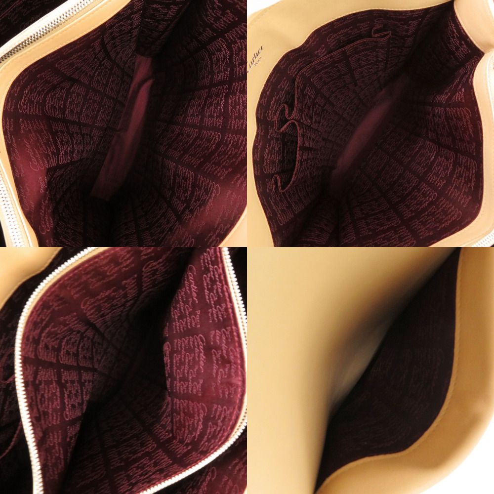 Cartier Cabochon Leather Beige Tote Bag — view 6
