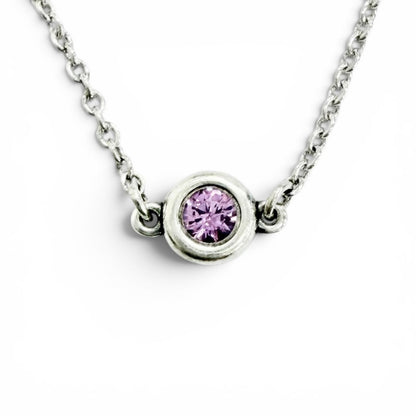 Tiffany & Co by the Yard Pink Sapphire Bracelet Silver — view 2