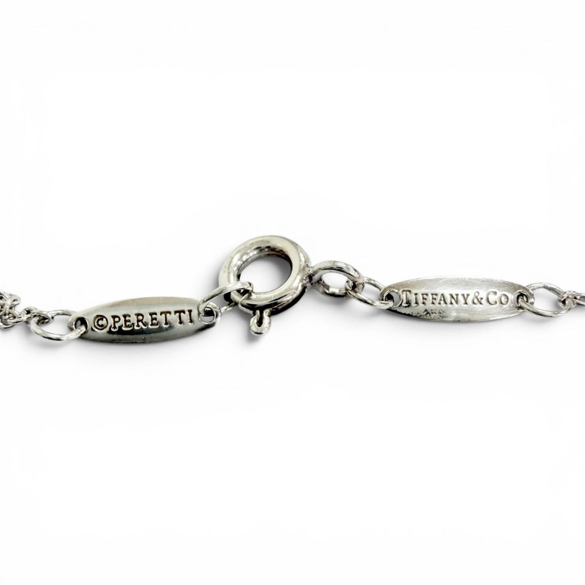 Tiffany & Co by the Yard Pink Sapphire Bracelet Silver — view 5