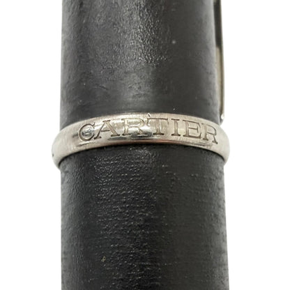 Cartier Diabolo de Black Cabochon Twist Ballpoint Pen Matte Writing — view 5