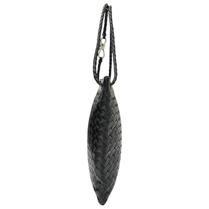 Bottega Veneta Andiamo Leather Intrecciato Messenger Flat Shoulder Bag — view 4
