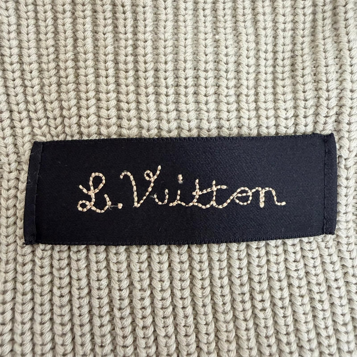 Louis Vuitton Stitch Teddy Bts J-hope Wear Long Sleeve Knit Sweater — view 7