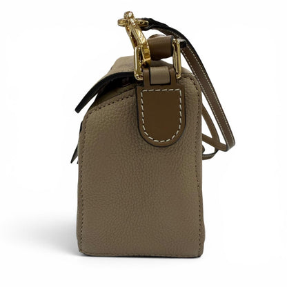 Loewe Puzzle Mini 2-Way Calfskin Shoulder Bag Beige — view 5