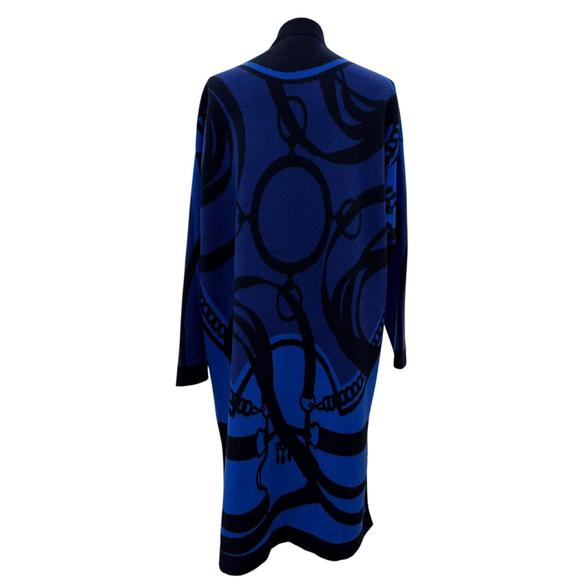 Hermes la Promenade du Matin Morning Walk Cashmere 100% Logo Button Long Sleeve — view 4