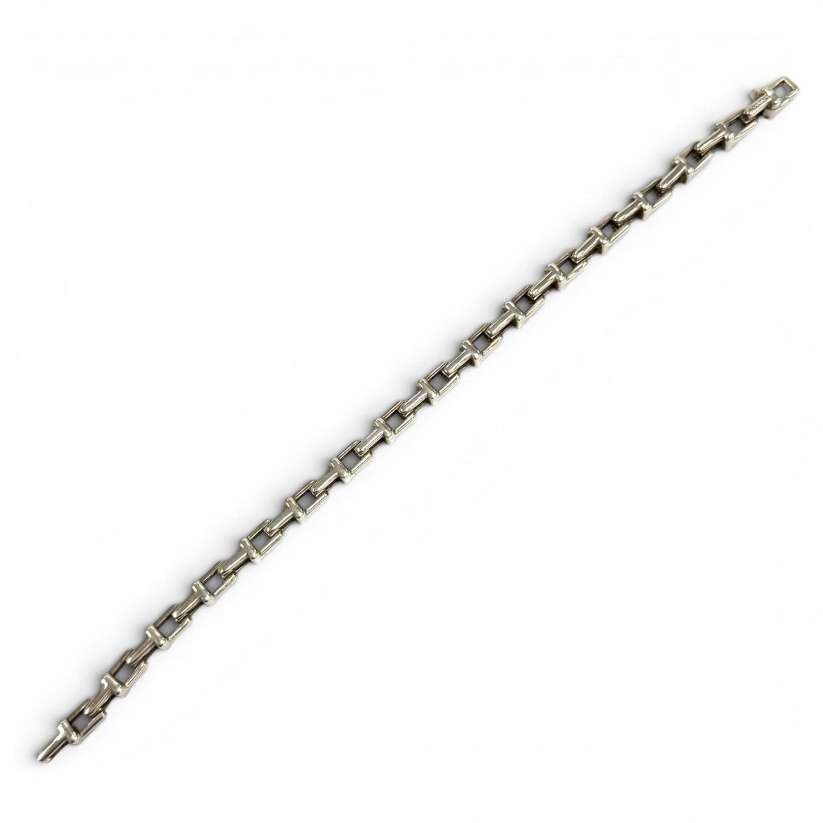 Tiffany & Co T Narrow Chain Bracelet Silver — view 2