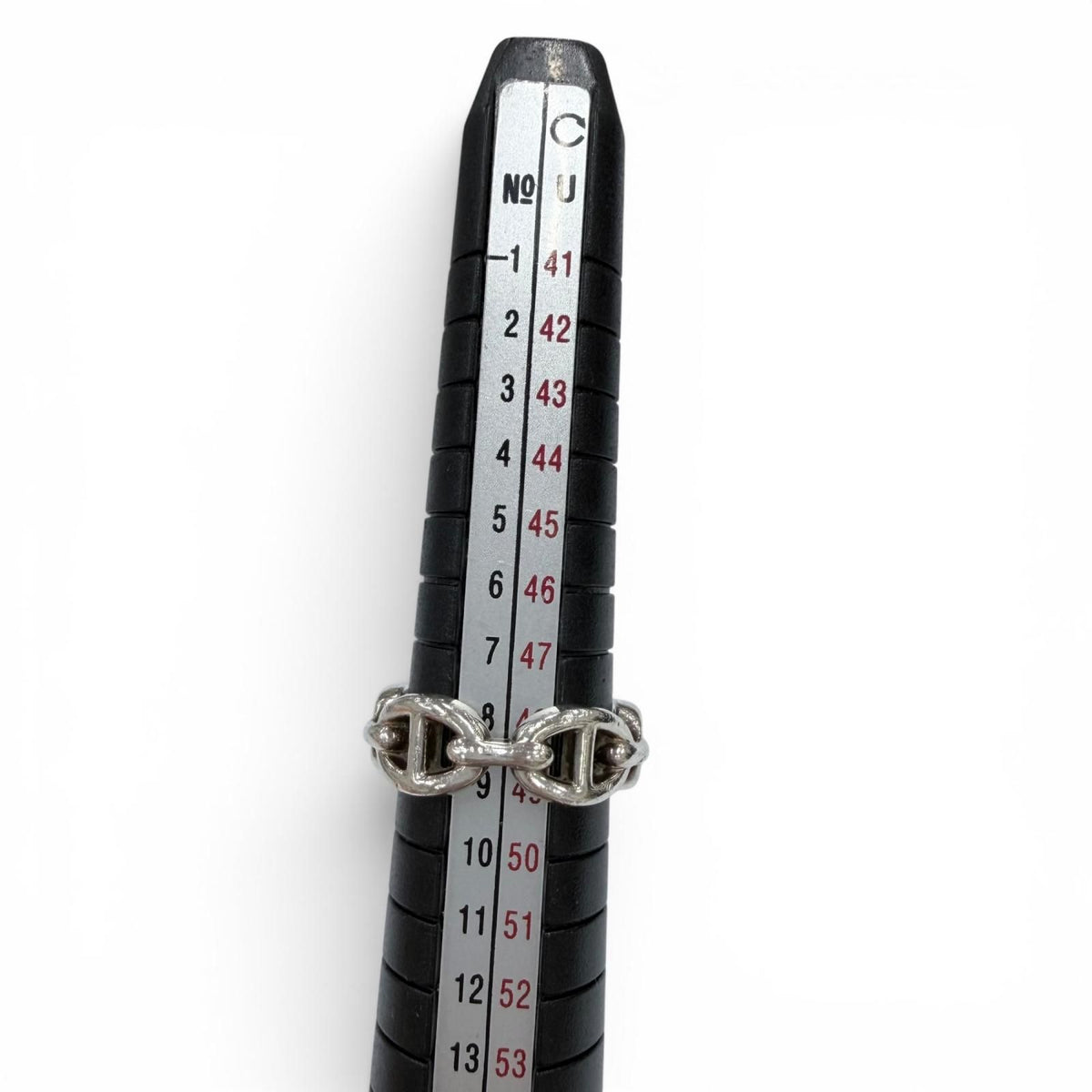Hermes Enchainee PM Chaine D'ancre Ring Silver — view 8
