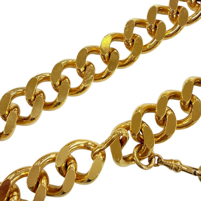 Chanel Vintage 96A Metal 31 Rue Cambon CC Logo Chain Belt Gold Plated — view 7