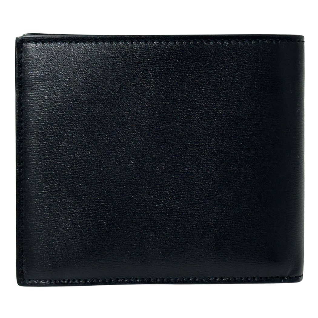 Saint Laurent Wallet Bifold Leather Tiny Cassandra Black Gold Everyday — view 2
