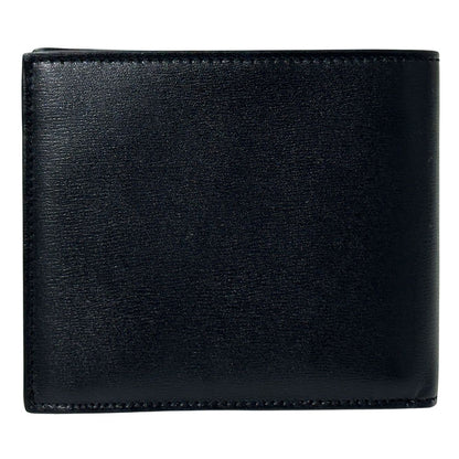 Saint Laurent Wallet Bifold Leather Tiny Cassandra Black Gold Everyday — view 2