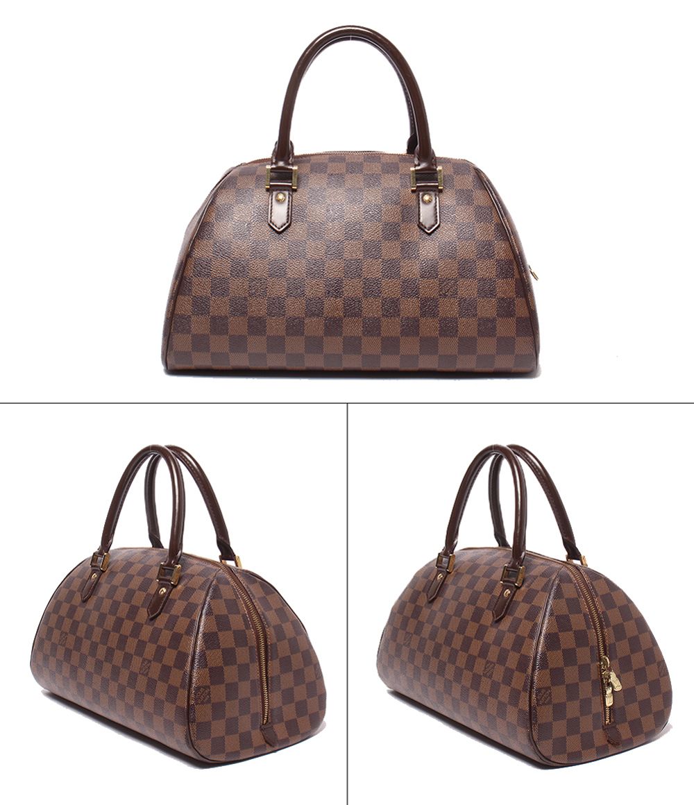 Louis Vuitton Mini Boston Bag Riviera MM Damier Ebene — view 2