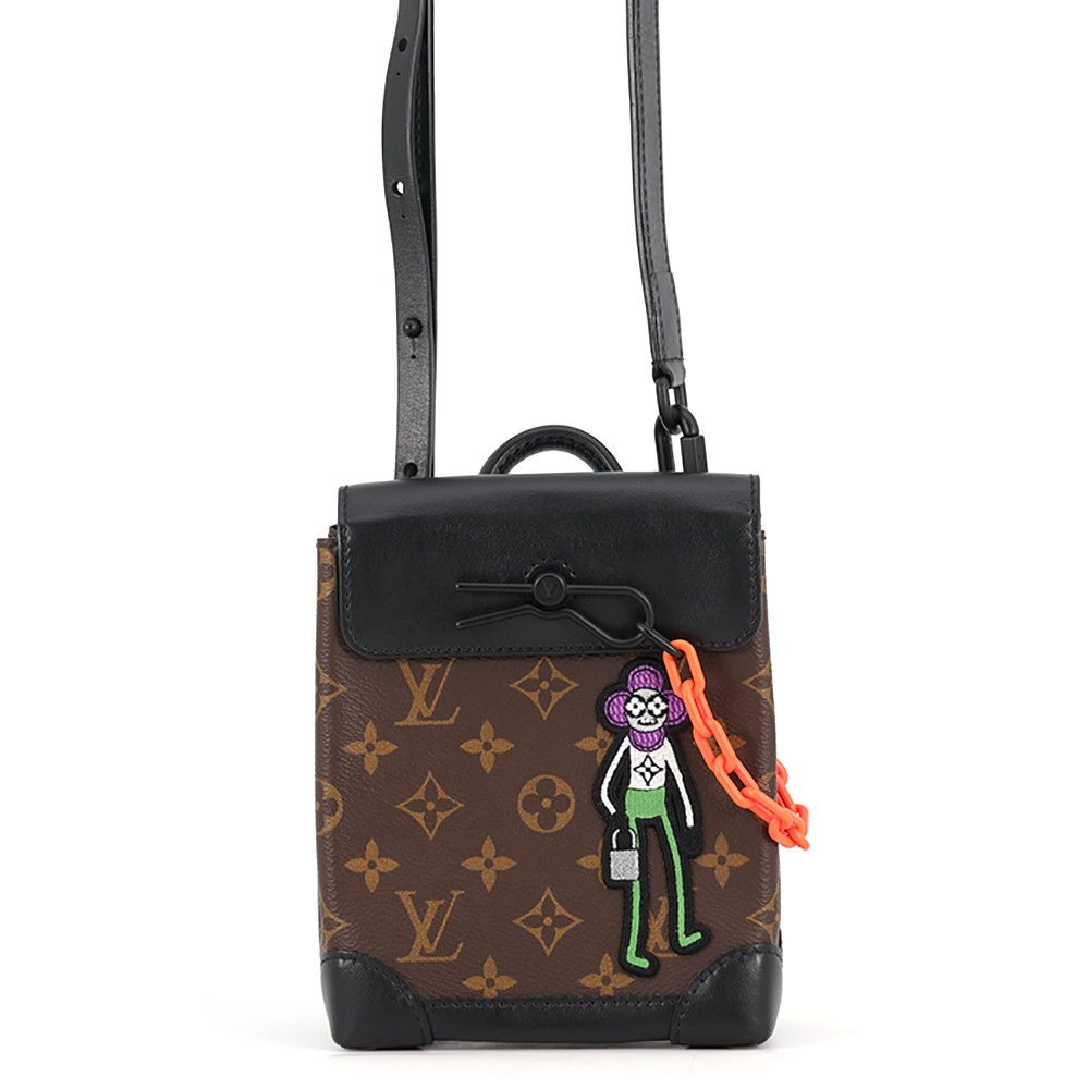 Louis Vuitton Shoulder Bag Monogram LV Friend Steamer XS 2-Way Black