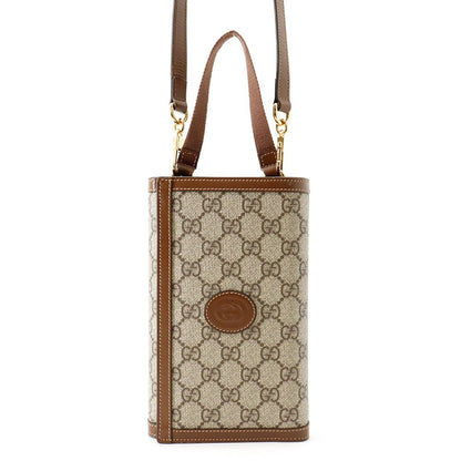 Gucci Handbag GG Supreme Leather 2-Way