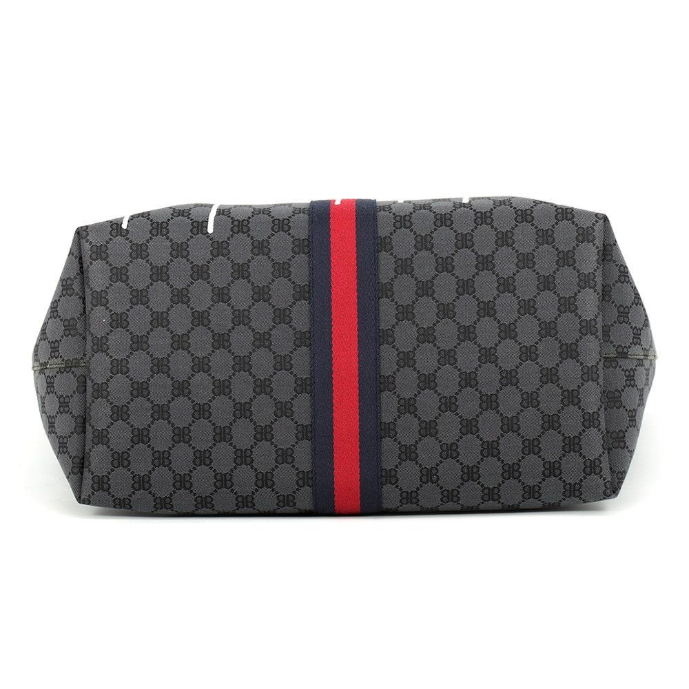 Gucci Tote Bag Collaboration the Hacker Project Graffite Large Black — view 3