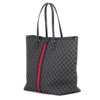 Gucci Tote Bag Collaboration the Hacker Project Graffite Large Black — view 2