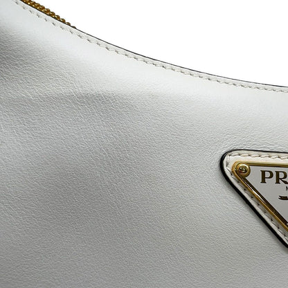 Prada Shoulder Bag Arke Small Leather White 2-Way — view 7