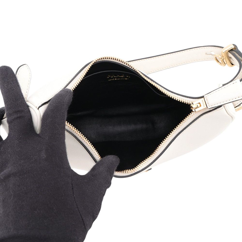 Prada Shoulder Bag Arke Small Leather White 2-Way — view 6