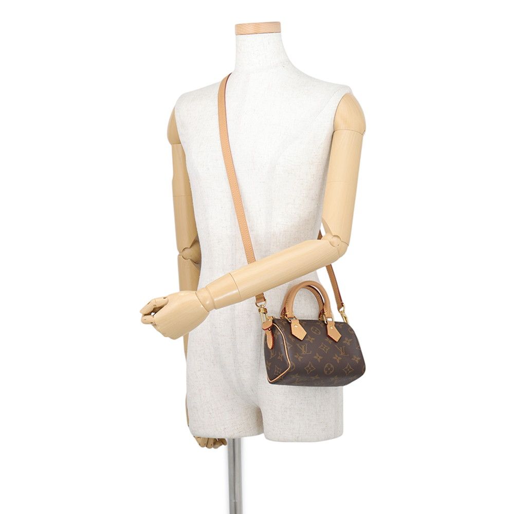 Louis Vuitton Monogram Nano Speedy 2-Way Shoulder Bag — view 5