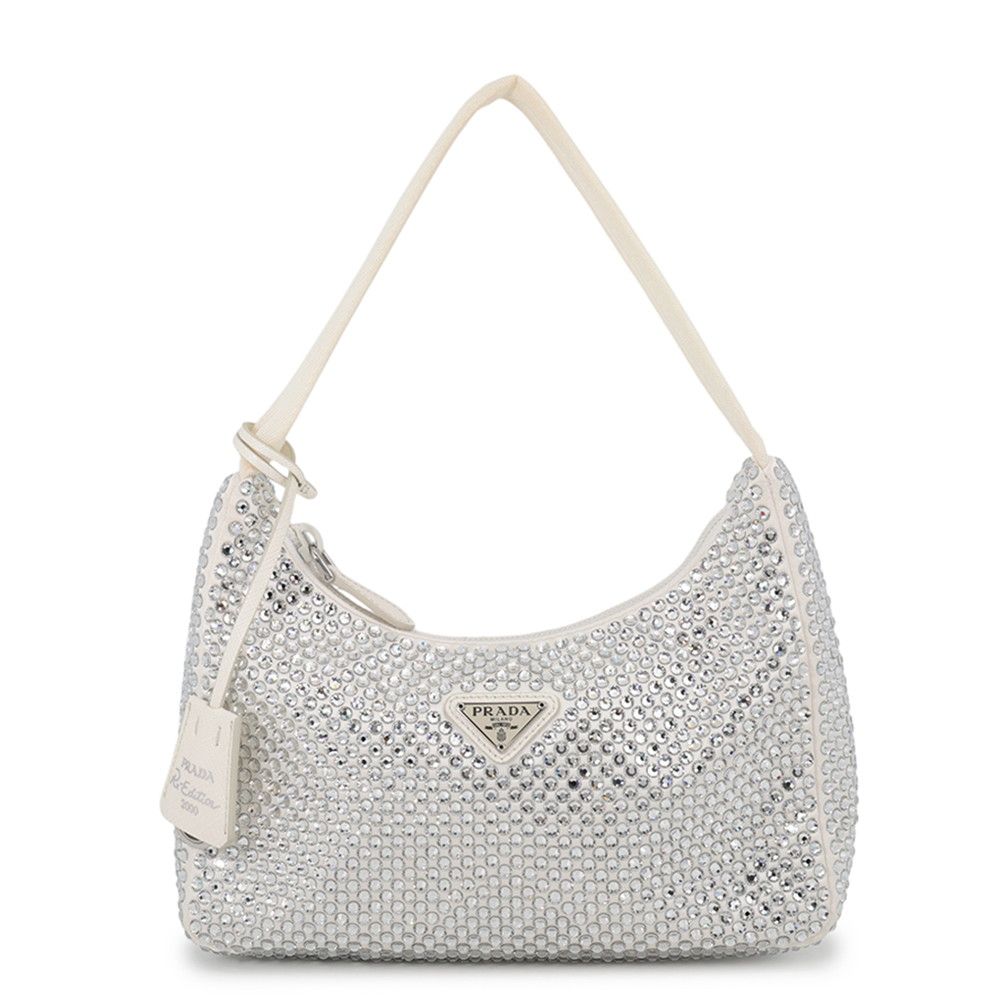 Prada Re Edition 2000 Terry Mini Bag Rhinestone