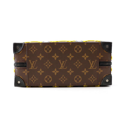 Louis Vuitton Shoulder Bag Monogram Tuffetage Speedy Soft Trunk Black — view 3