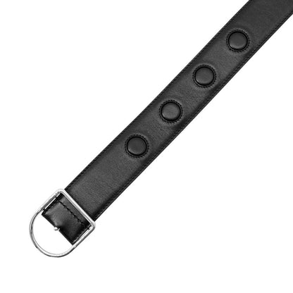 Dior Belt D Buckle Leather S Black — view 4